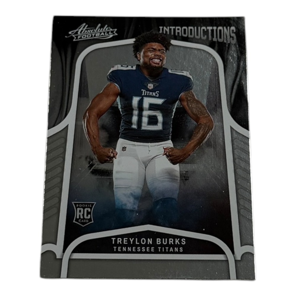 2022 Panini Absolute Treylon Burks Introductions Rookie Card‎ RC INT-10 Titans